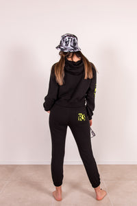 Jogger con Logo R3 su Tasca Posteriore - Nero