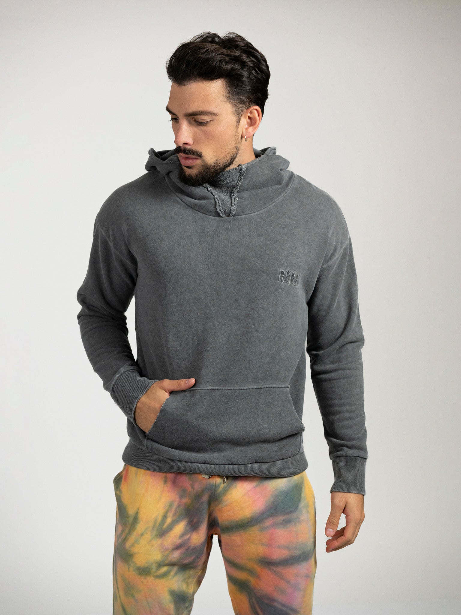 Gray Men's Hoodie