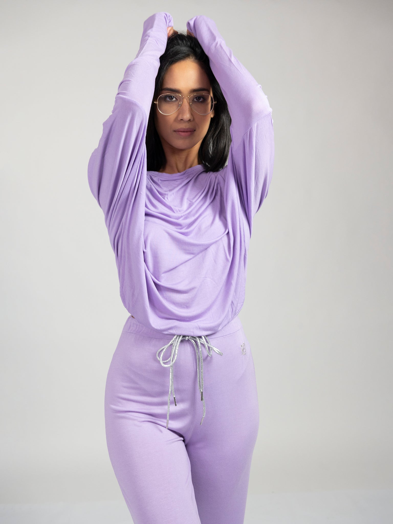 Felpa Donna Lilac