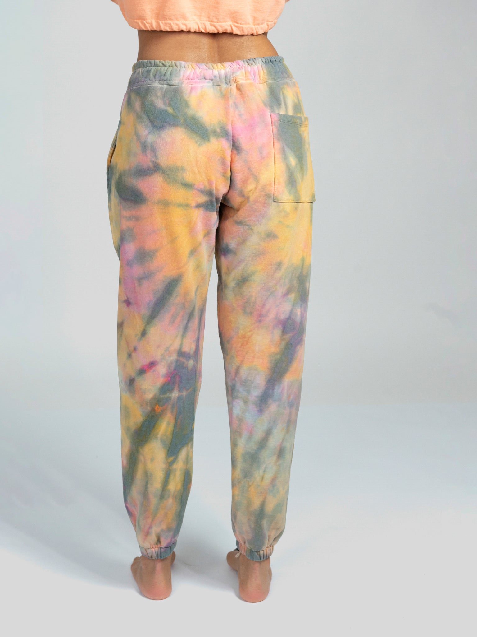 Jogger Unisex Tie-Dye con tasche laterali