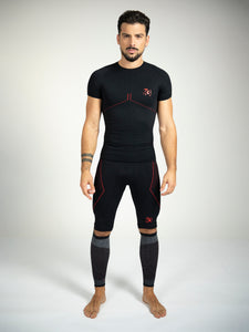 Compression Tape T-Shirt Black